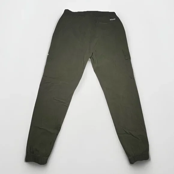 Rocaware Men's Joggers Stretch Drawstrings Olive Green Size XL ~Xl Side Pockets - Picture 2 of 9